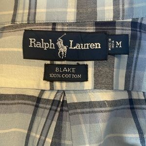 Men’s Ralph Lauren Blake shirt, long sleeve, medium